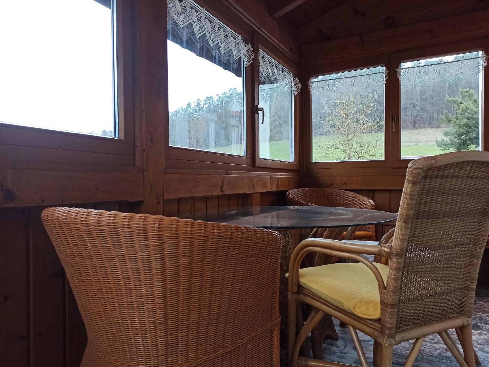 Apartmán Reitstation Rossmuehle Gräfendorf Exteriér fotografie